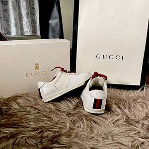 Toddler Gucci Lace-Up Sneakers